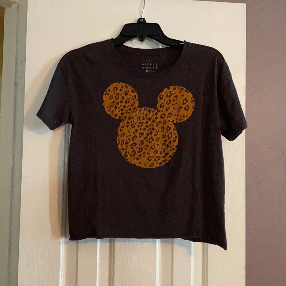 COPY - Mickey Mouse Leopard Crop top
